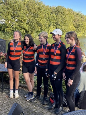 M16 Dubbelvier winnaars Tromp Boat race 2023
